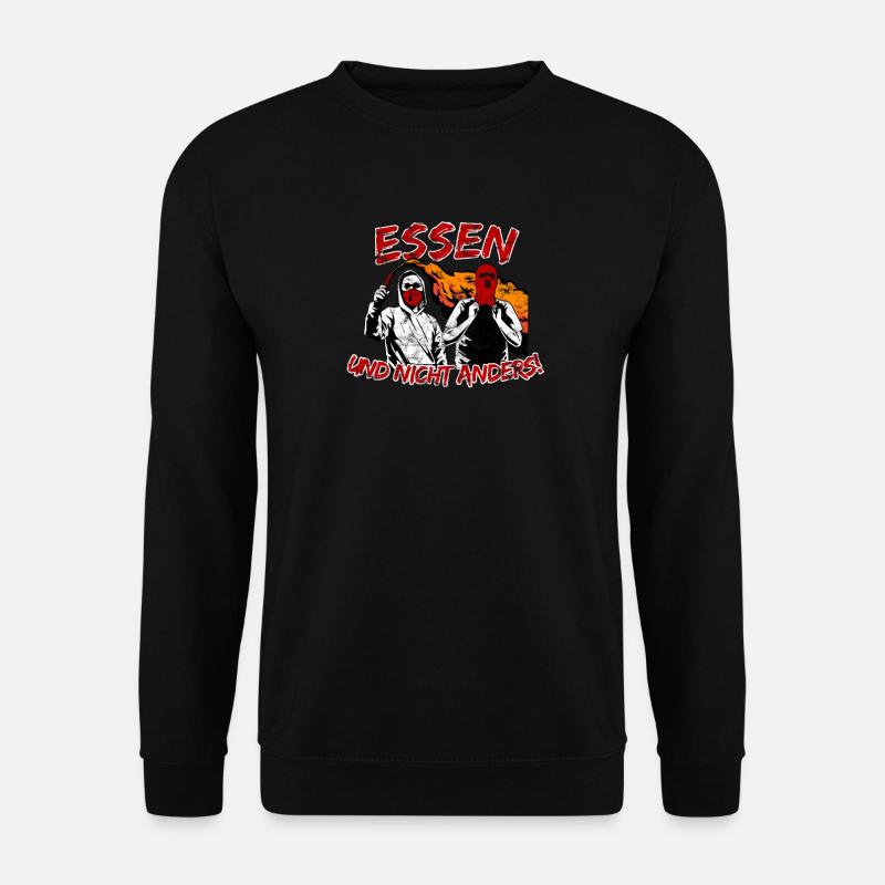 Essen und nicht anders UPDATE - Unisex Pullover - Schwarz