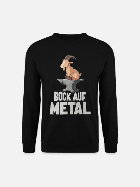 Bock auf Metal - Unisex Pullover - Schwarz