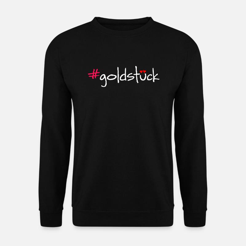 #goldstück - Unisex Pullover - Schwarz