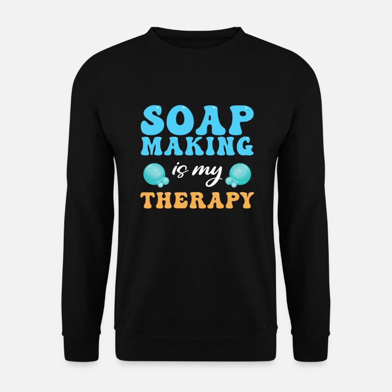 Soap Making Handmade soap - Unisex Sweatshirt - black