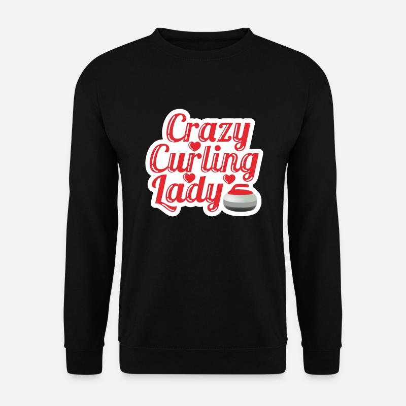 Curling - Unisex Pullover - Schwarz