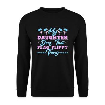 Color Guard - Unisex Sweatshirt - black - Front - Alina (178cm) & Michal (187cm)