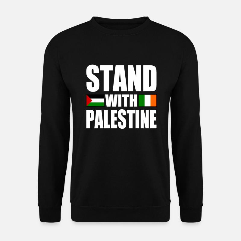 Stand with palestine - Unisex Sweatshirt - black