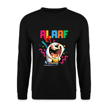 Carnaval Ours Kölle Alaaf Costume Cologne Drôle - Sweat-shirt Unisexe - noir - Devant - Alina (178cm) & Michal (187cm)