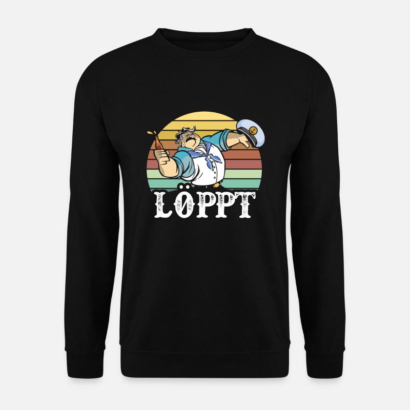 Loppt Sailor - Unisex Pullover - Schwarz
