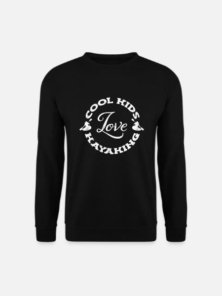 Kayak Kayaking - Sweat-shirt Unisexe - noir