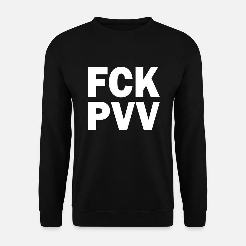 Fck pvv - Unisex Pullover - Schwarz