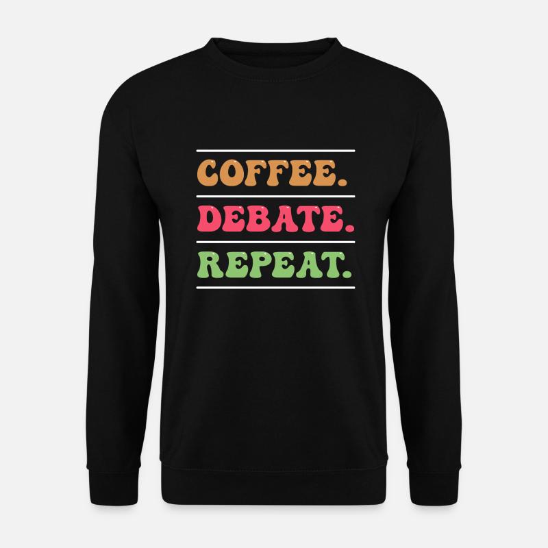Debating Debate Arguing - Unisex Sweatshirt - black