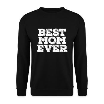 Beste Mutter aller Zeiten - Unisex Pullover - Schwarz - Vorne - Alina (178cm) & Michal (187cm)