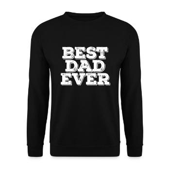Bester Vater aller Zeiten - Unisex Pullover - Schwarz - Vorne - Alina (178cm) & Michal (187cm)