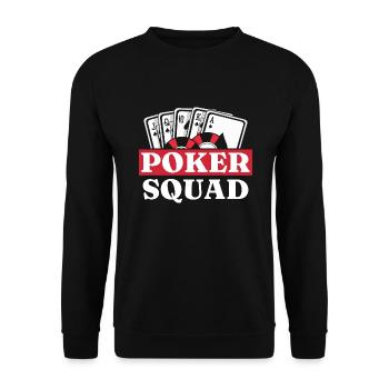 Poker Poker Joueurs Poker - Sweat-shirt Unisexe - noir - Devant - Alina (178cm) & Michal (187cm)