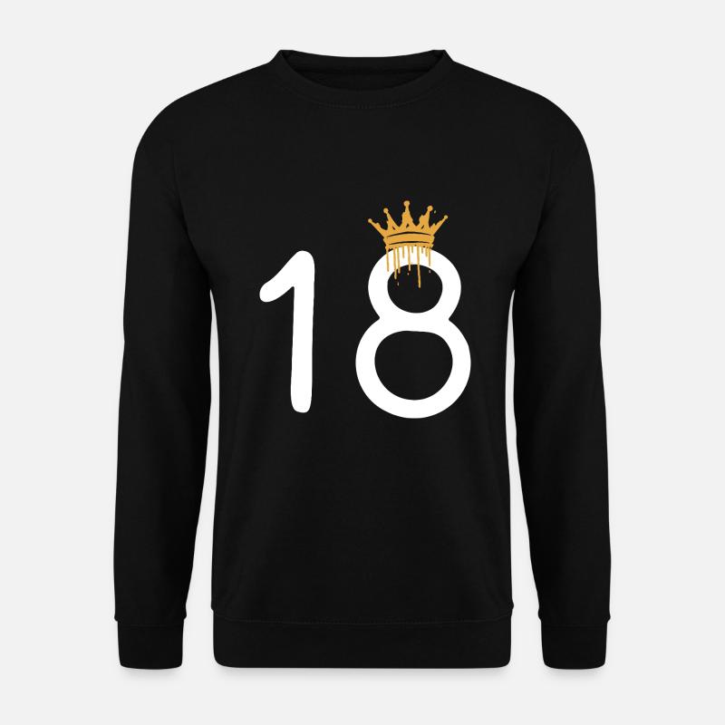 18 - Unisex Pullover - Schwarz