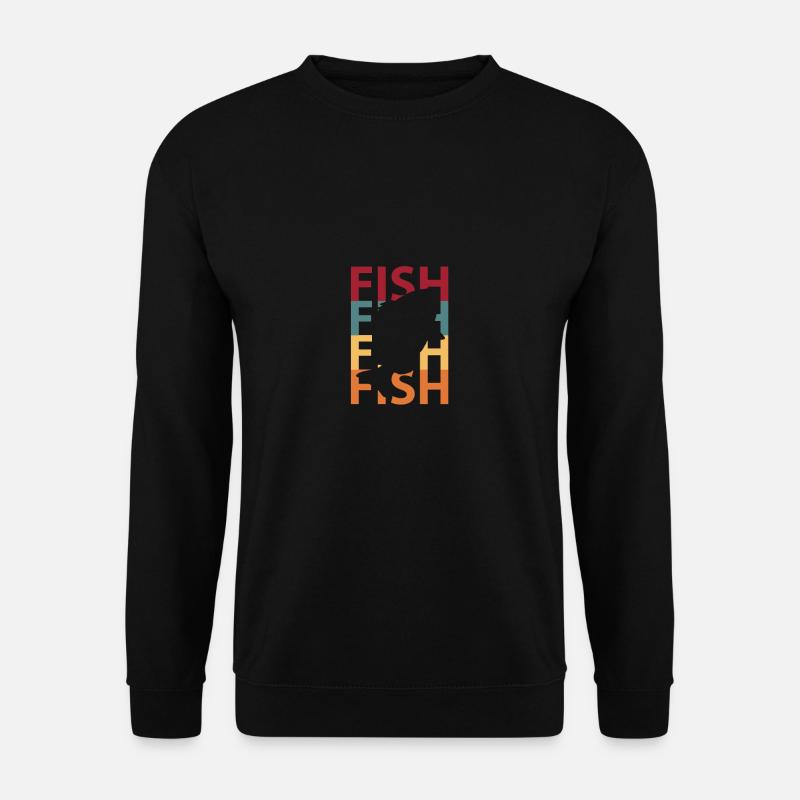 Fisch Fische - Unisex Pullover - Schwarz