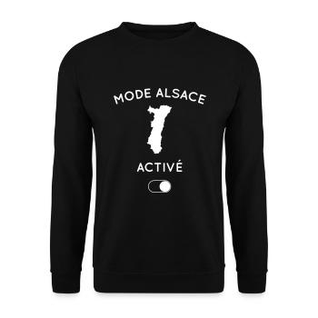 Mode Alsace activé - Sweat-shirt Unisexe - noir - Devant - Alina (178cm) & Michal (187cm)