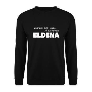 Therapy ELDENA - Unisex Sweatshirt - black - Front - Alina (178cm) & Michal (187cm)