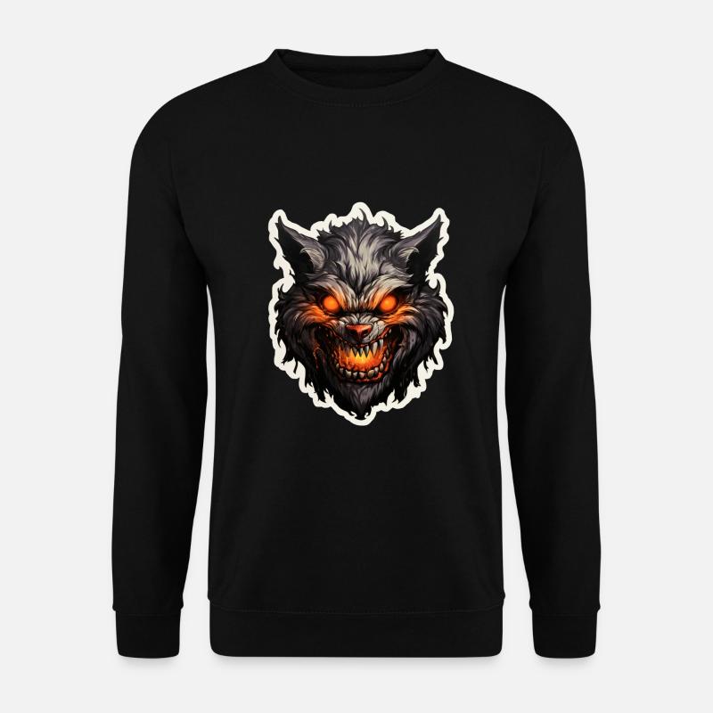 Halloween Werwolf - Unisex Pullover - Schwarz