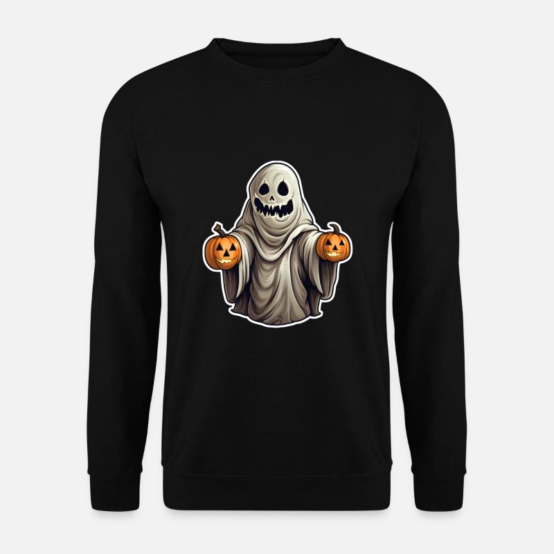 Halloween Gespenst - Unisex Pullover - Schwarz