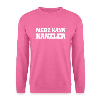 Merz kann kanzler - Unisex Pullover - Pink - Vorne
