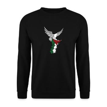 Freedom for Palestine Palestinian Flag Gaza - Unisex Sweatshirt - black - Front - Alina (178cm) & Michal (187cm)