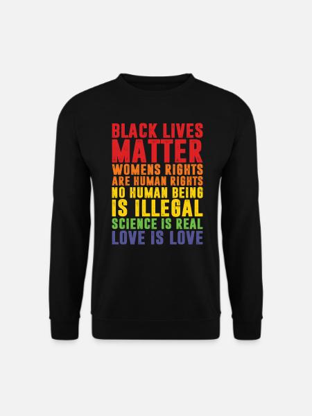 Black Lives Matter - Unisex Pullover - Schwarz