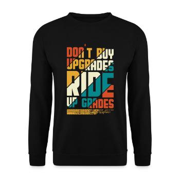 1 19 - Sweat-shirt Unisexe - noir - Devant - Alina (178cm) & Michal (187cm)