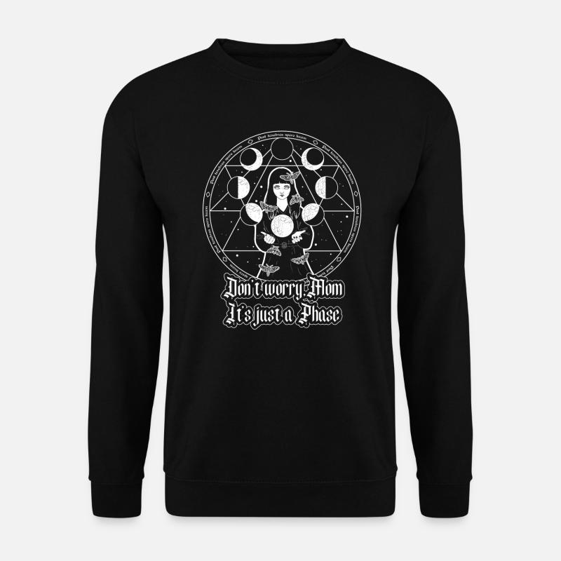 Moon Phase Witchcraft - Unisex Sweatshirt - black
