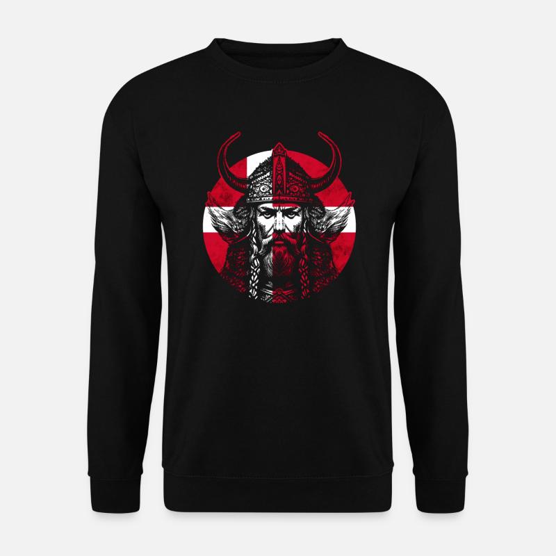 Guerrier viking danois - Sweat-shirt Unisexe - noir