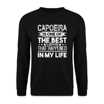 Capoeira Is One Of The Best - Unisex Sweatshirt - black - Front - Alina (178cm) & Michal (187cm)