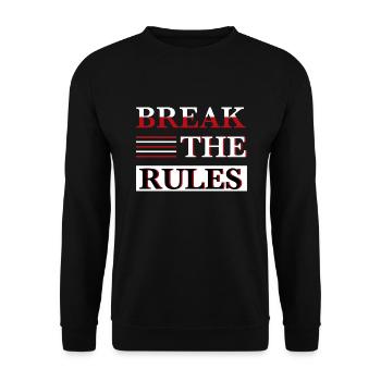 Des dictons drôles ou un dicton cool - Sweat-shirt Unisexe - noir - Devant - Alina (178cm) & Michal (187cm)