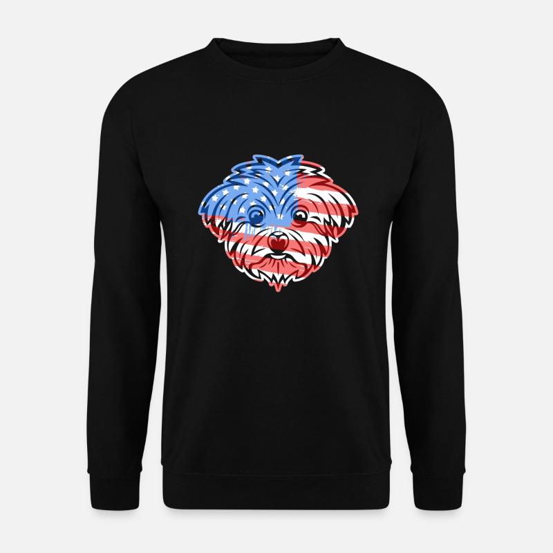 Maltese Maltese Flag - Unisex Sweatshirt - black