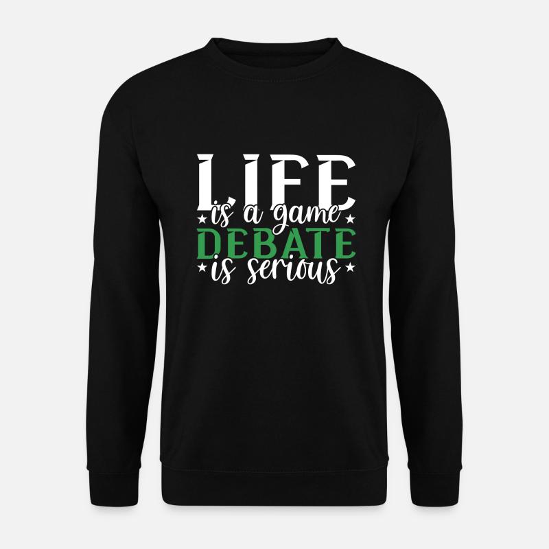 Debating Debate Arguing - Unisex Sweatshirt - black