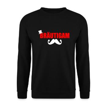 bräutigam - Unisex Pullover - Schwarz - Vorne - Alina (178cm) & Michal (187cm)