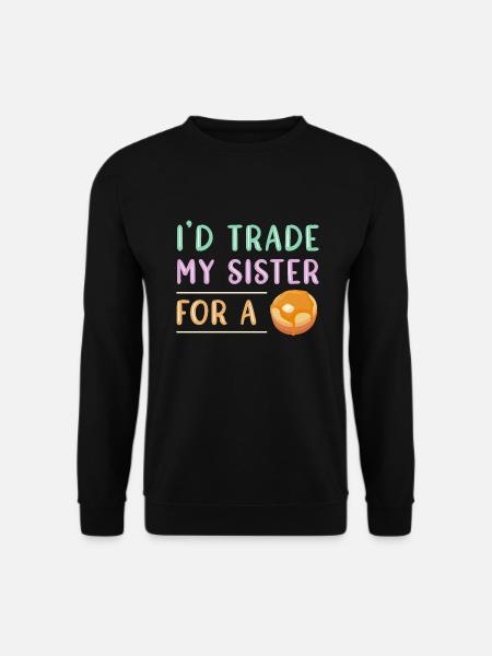 Crêpe - Sweat-shirt Unisexe - noir