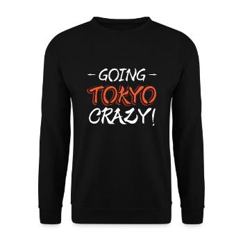 Going Tokyo crazy - Unisex Pullover - Schwarz - Vorne - Alina (178cm) & Michal (187cm)