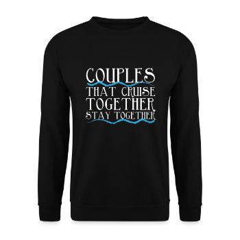 Cruise Cruise Ship - Unisex Sweatshirt - black - Front - Alina (178cm) & Michal (187cm)