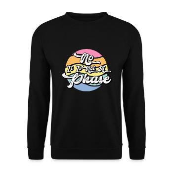 Gay Thanksgayving Pas Une Phase De Fierté - Sweat-shirt Unisexe - noir - Devant - Alina (178cm) & Michal (187cm)