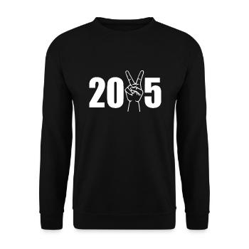 2025 - Unisex Sweatshirt - black - Front - Alina (178cm) & Michal (187cm)