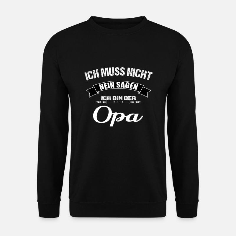 Opa - Unisex Pullover - Schwarz