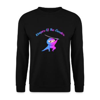 Gender Reveal Babyparty Geschlecht - Unisex Sweatshirt - black - Front - Alina (178cm) & Michal (187cm)