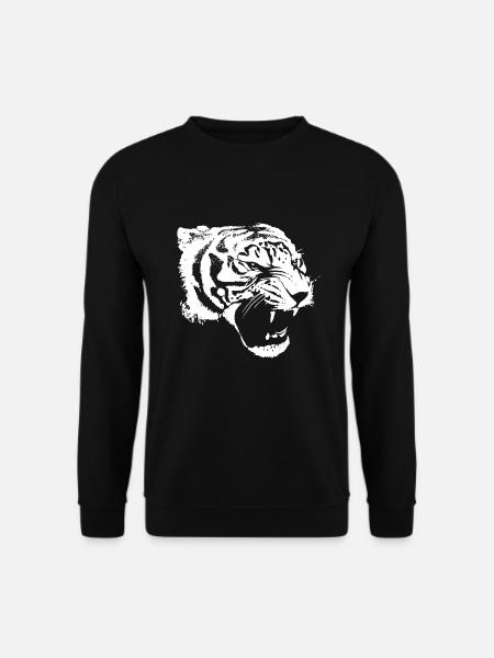 Tiger furious - Unisex Sweatshirt - black