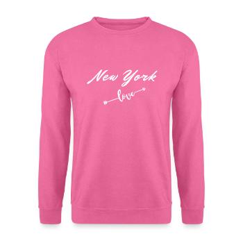 New York - Unisex Pullover - Pink - Vorne
