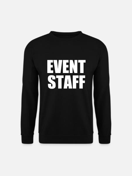 Event staff - Unisex Pullover - Schwarz