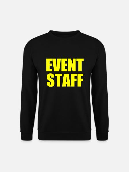 Event staff - Unisex Pullover - Schwarz
