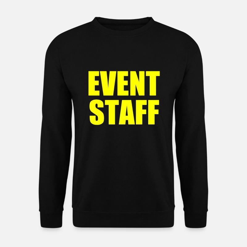 Event staff - Unisex Pullover - Schwarz