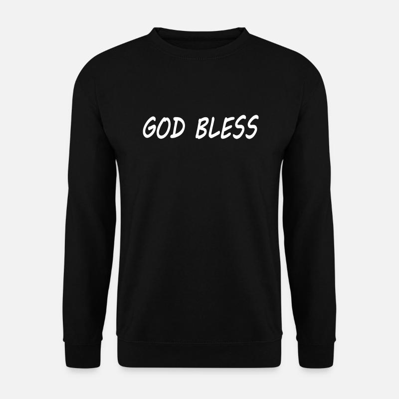 God bless - Unisex Pullover - Schwarz