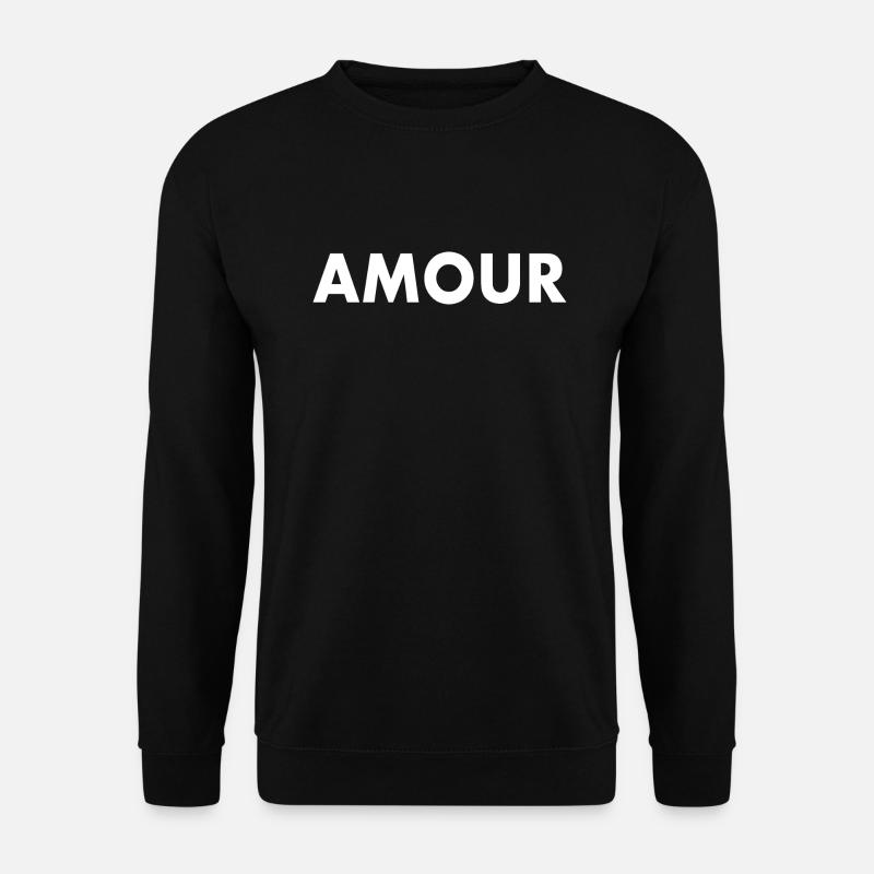 Amour - Unisex Sweatshirt - black