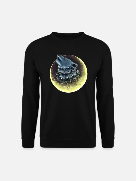 Wolf Canis Lupus - Unisex Pullover - Schwarz