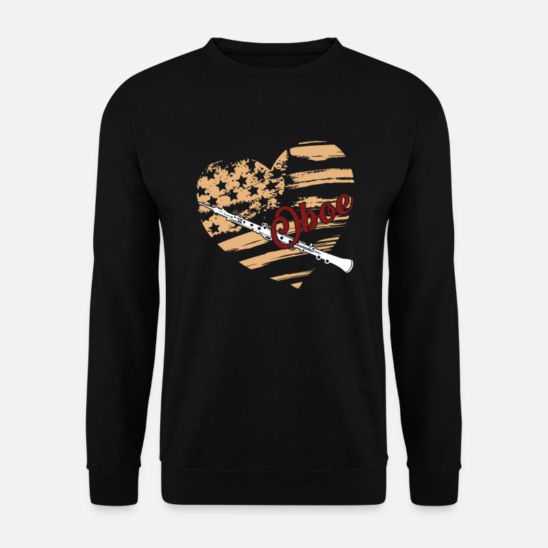 Oboe Oboe Flag - Unisex Sweatshirt - black
