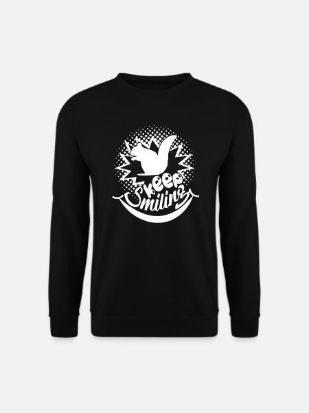 Squirrel Squirrel Keep Smiling - Unisex Sweatshirt - black