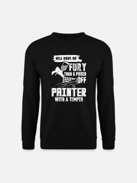 Painter With A Temper - Unisex Sweatshirt - black